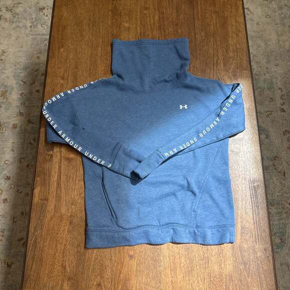 Under Armour Women's UA Taped Fleece Funnel Neck Sweatshirt - Picture 1 of 5